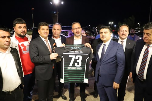 Gençlik ve Spor Bakanımız Sn. Mehmet Muharrem Kasapoğlu’na Cizre’ye Yapılması Planlanan Gençlik ve Spor Yatırımları Arz Edildi.
